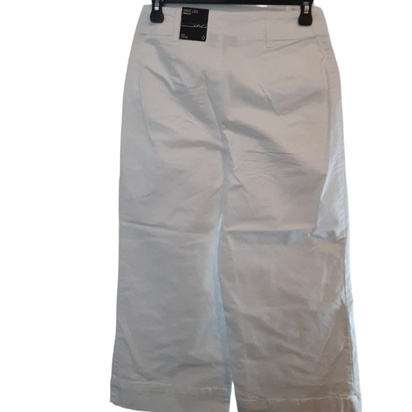 Wide Leg Bright White Mod Mariner Crop Button fly Pants - Picture 4 of 11